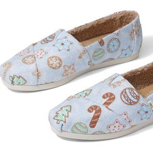 TOMS Blue Sugar Cookie Women Shoe Size 8